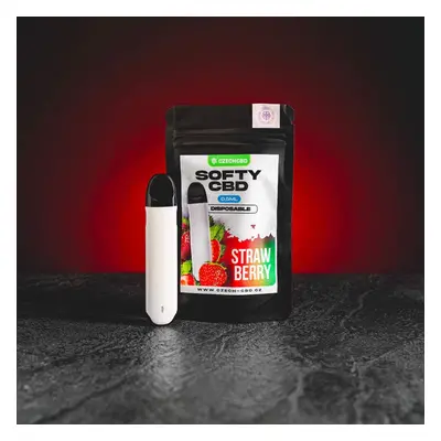 Eldobható CBD Softy Vape 0,5 ml Strawberry