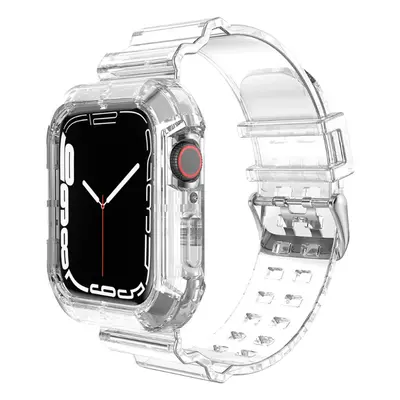 Átlátszó Szilikon Apple Watch Szíj és Tok