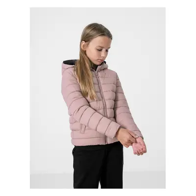 Lány dzseki 4F JUNIOR GIRLS JACKET JKUDP001-56S-LIGHT PINK