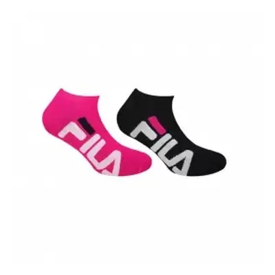 Női zokni FILA F9199 INVISIBLE SOCKS 2 PACK-629 BLACK FUXIA