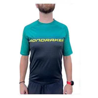 Rövid ujjú kerékpáros mez MONDRAKER Enduro Trail Jersey short, british racing green black yellow