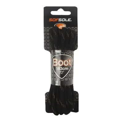 Cipőfűző SOFSOLE LACES OUTDOOR 801997 BLACK TAN WAXED 114 CM