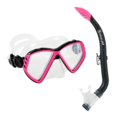 Lányok búvár snorkeling készlet AQUALUNG CUB COMBO SN TRANS PINK