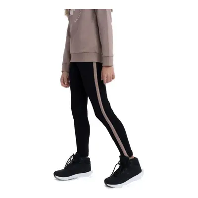 Lányok leggings 4F JUNIOR TIGHTS-JAW23TTIGF094-21S-BLACK