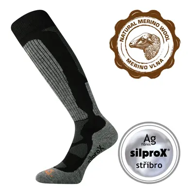 Turisztikai térdzokni VOXX Merino Etrex-kneesock-Black