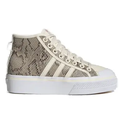 Női járócipő ADIDAS ORIGINALS Nizza Platform Mid wonder white wonder white core black