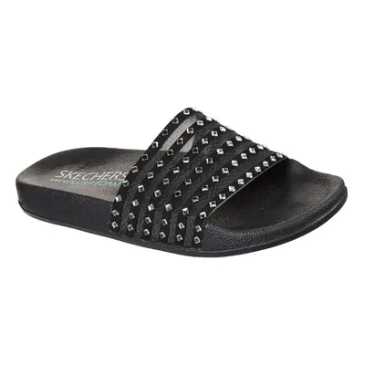 Női papucs (strandcipő) SKECHERS Pops Up Sheer Me Out black