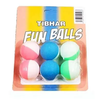 Asztalitenisz labdák TIBHAR Tibhar Funballs, x6, bicoloured