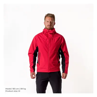 Férfi túra softshell kabát NORTHFINDER PRINCETON BU-3976OR-361-redblack