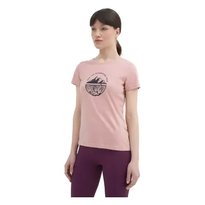 Női rövid ujjú turista póló 4F TSHIRT F348-56S-LIGHT PINK