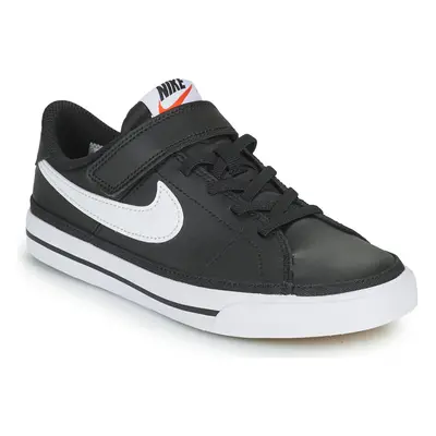 Gyerek szabadidős lábbelik NIKE Court Legacy black gum light brown white