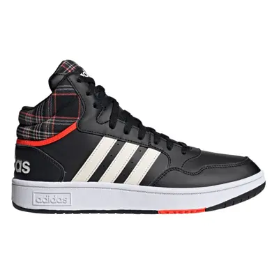 Férfi szabadidős lábbelik ADIDAS Hoops 3.0 Mid core black cloud white grey two