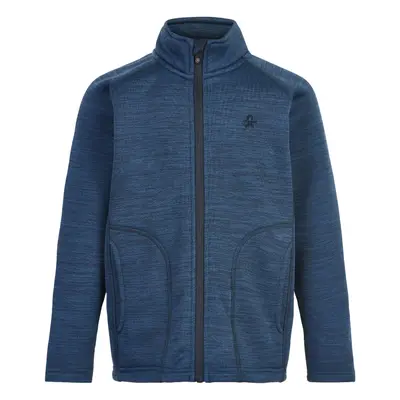 Fiú sídzseki cipzárral COLOR KIDS BOYS Fleece jacket, melange,dark blue