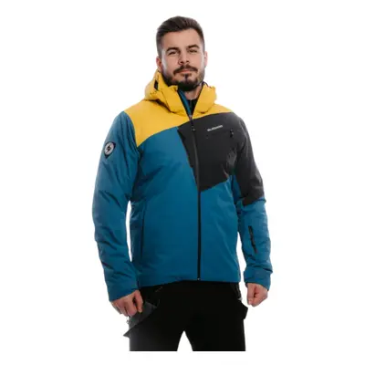 Férfi sídzseki BLIZZARD Ski Jacket Leogang, petroleum mustard yellow