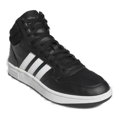 Férfi szabadidős lábbelik ADIDAS Hoops 3.0 Mid core black cloud white grey six