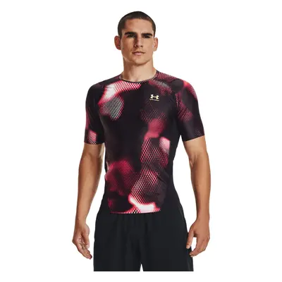 Férfi kompressziós póló rövid ujjal UNDER ARMOUR UA IsoChill Prtd Comp SS-BLK-1374077-001