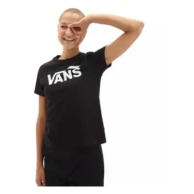 Rövid ujjú női póló VANS WM FLYING V CREW TEE Black