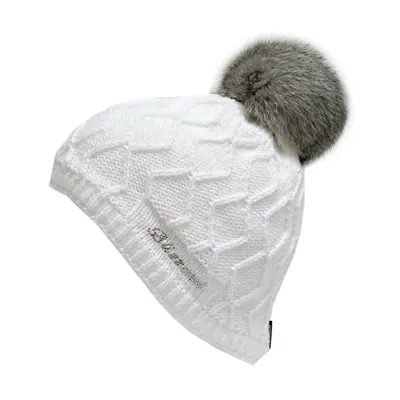 Női téli sapka BLIZZARD Rabbit SW CAP WHITE W