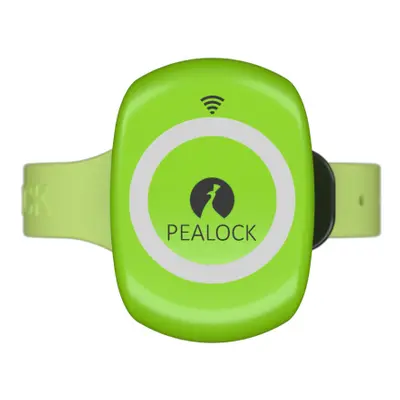 Kerékpárzár riasztóval PEALOCK E-lock GPS green