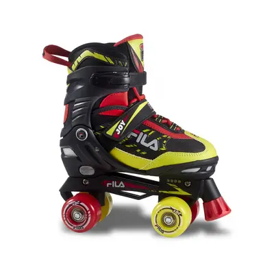 Junior kétsoros görkorcsolya FILA SKATES JOY BLACK RED LIME