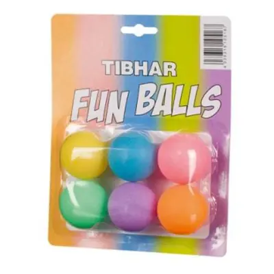 Asztalitenisz labdák TIBHAR Tibhar Funballs, x6, multicolor