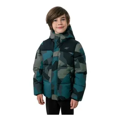 Fiú kabát 4F JUNIOR BOYS JACKET JKUMP004-90A-MULTICOLOUR ALLOVER