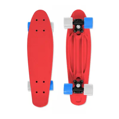 Skateboard FIZZ BOARD Red, Blue-White, červený 80 Kg 5+