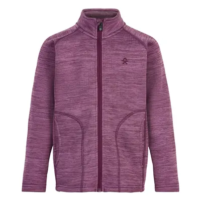 Cipzáros lány sídzseki COLOR KIDS GIRLS Fleece jacket, melange,opera mauve