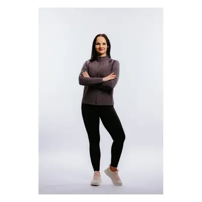 Női futókabát ANTA Knit Track Top-862215702-1-22_Q1-Dark purple-grey