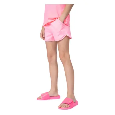 Lány tréningruha rövidnadrág 4F JUNIOR SHORTS CAS F099-56S-LIGHT PINK