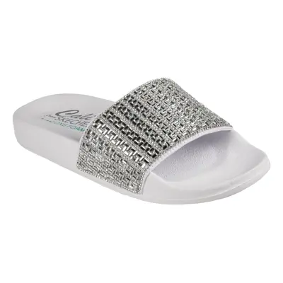 Női papucs (strandcipő) SKECHERS Pop Ups - New Spark white