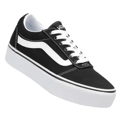 Női szabadidős lábbelik VANS WM Ward Platform (Canvas) black white