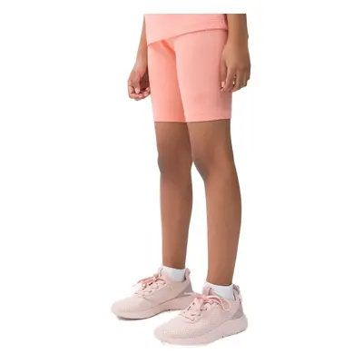 Lány tréningruha rövidnadrág 4F JUNIOR TIGHTS CAS F037-65S-PALE CORAL