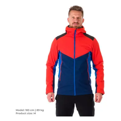 Férfi túra softshell kabát NORTHFINDER DYLAN-430-redblue