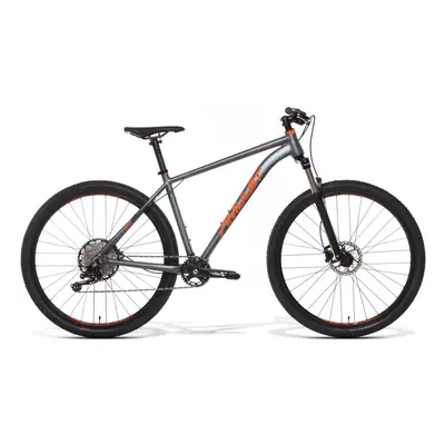 Mountain bike AMULET 29 Rival 6.0 SH, black matt orange, 2023