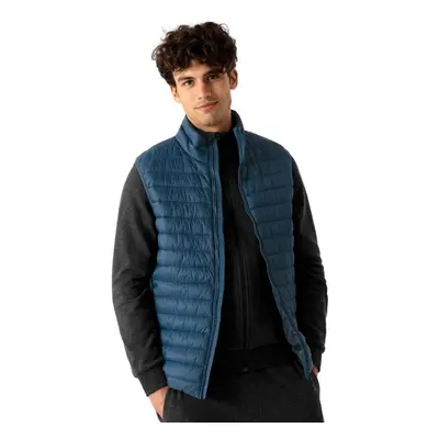 Férfi steppelt mellény 4F MENS JACKETS H4Z21-KUMP001-30S-DARK BLUE