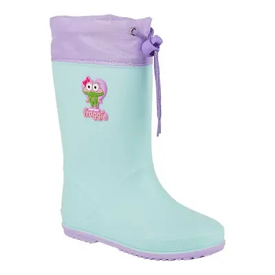 Lányok gumicsizma COQUI Rainy Collar Frog lt. mint lt. lila hero