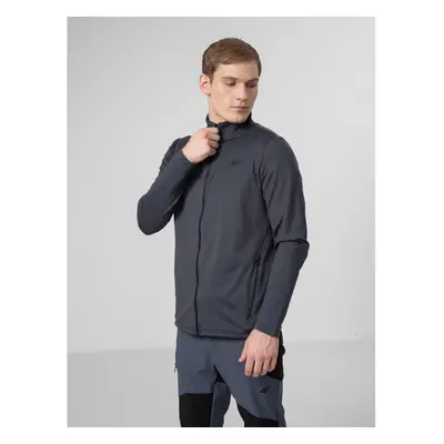 Férfi túra pulóver cipzárral 4F MENS FLEECE PLM013-22S-ANTHRACITE