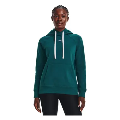 Női edzőpulóver kapucnival UNDER ARMOUR Rival Fleece HB Hoodie-GRN-1356317-716