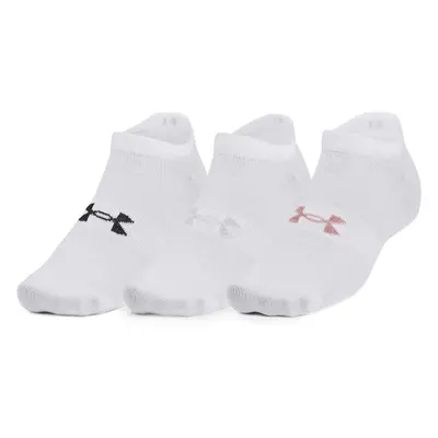 Ponožky UNDER ARMOUR UA Essential No Show 3 pack-WHT-1361459-100