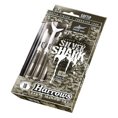 Műanyag hegyű darts elektronikus céltáblához HARROWS SILVER SHARK Softtip 18G