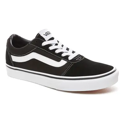 Női szabadidős lábbelik VANS WM Ward-(SUEDE CANVAS)BLACK WHITE