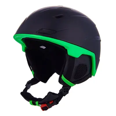 Sí sisak BLIZZARD Double ski helmet, black matt neon green, big logo