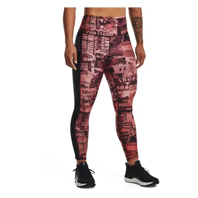 Női leggings UNDER ARMOUR PROJECT ROCK UA PROJECT ROCK HG Ankle Lg Print-PNK