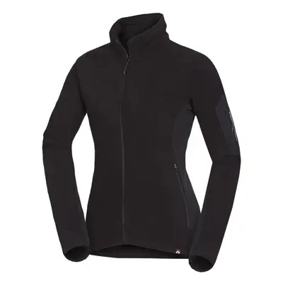 Női túra polár pulóver cipzárral NORTHFINDER Polartec 200 OPALOVA-blackblack