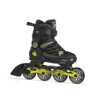 Junior görkorcsolyák FILA SKATES WIZY ALU BLACK LIME