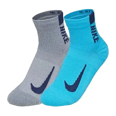 Futó zokni NIKE U NK MLTPLIER ANKLE 2PR_Grey Blue