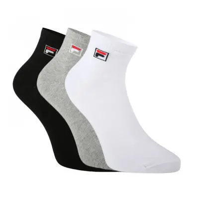 Zokni FILA F9303 SOCKS QUARTER PLAIN 3 PACK-700 CLASSIC