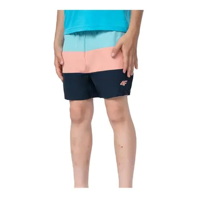 4F JUNIOR-BOARD SHORTS M019-35S-TURQUOISE Kék 146/152