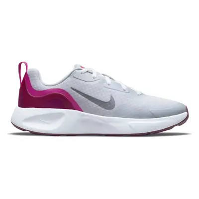 Junior szabadidős lábbelik NIKE WearAllDay pure platinum smoke grey pink prime